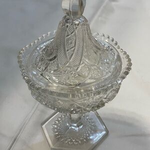 Elegant Glass‎ Decorative Jar